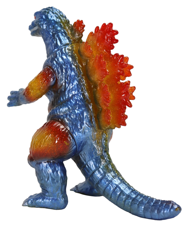 ラメを贅沢に使用して灼熱を表現！「バーニングゴジラ」数量限定ソフビ