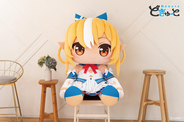 ホロライブ」兎田ぺこら、宝鐘マリンら4人の超特大ぬいぐるみ「どきゅ
