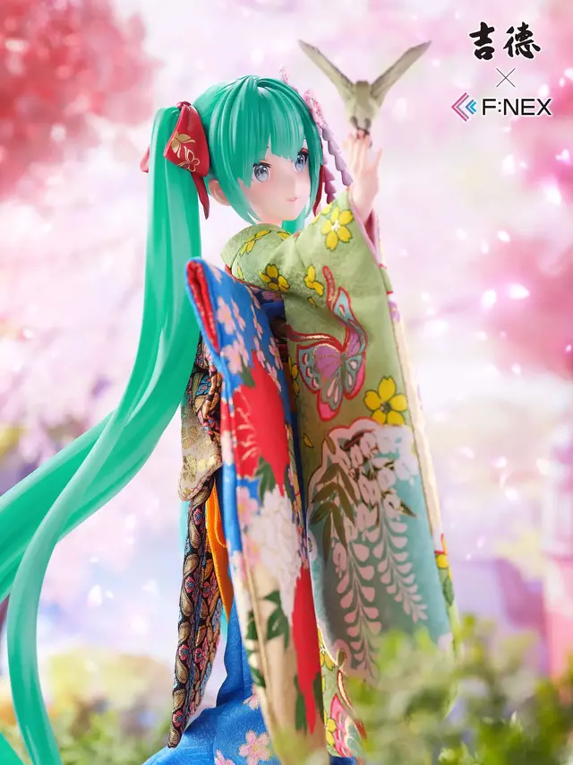 お値段約20万円にも納得！「初音ミク」日本人形フィギュアが可憐で