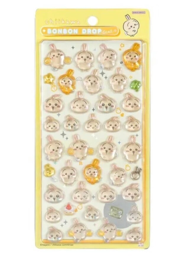 大人気「ボンボンドロップシール」が抽選販売実施中！「ちいかわ