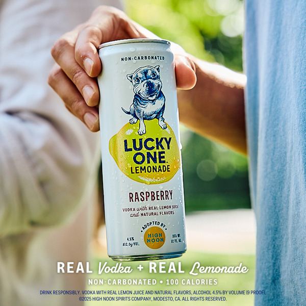 Lucky One Vodka Lemonade Raspberry 4 Pack Same-Day Delivery or