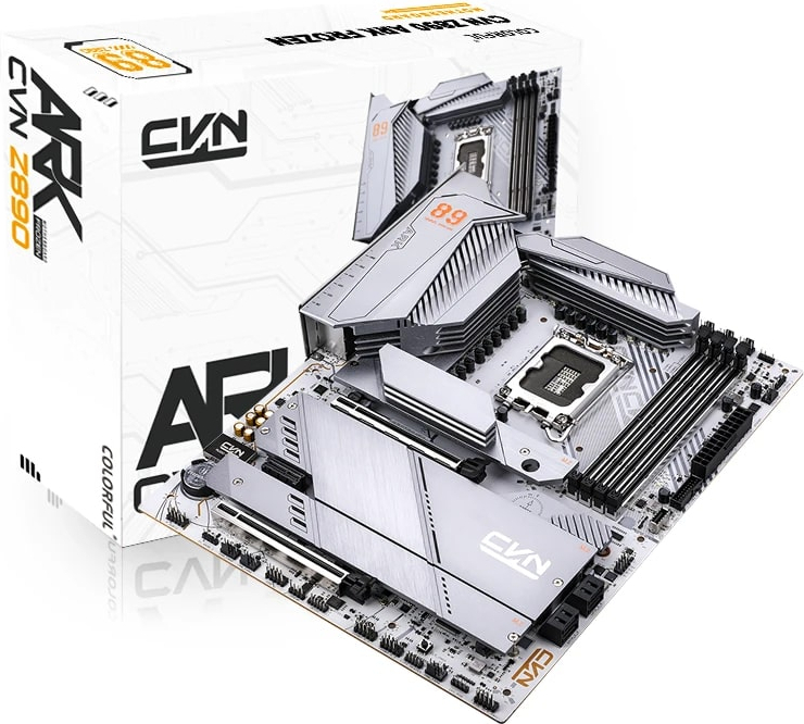 COLORFUL CVN Z890 ARK FROZEN V20 DDR5 8400Mhz ATX LGA1851 Gaming