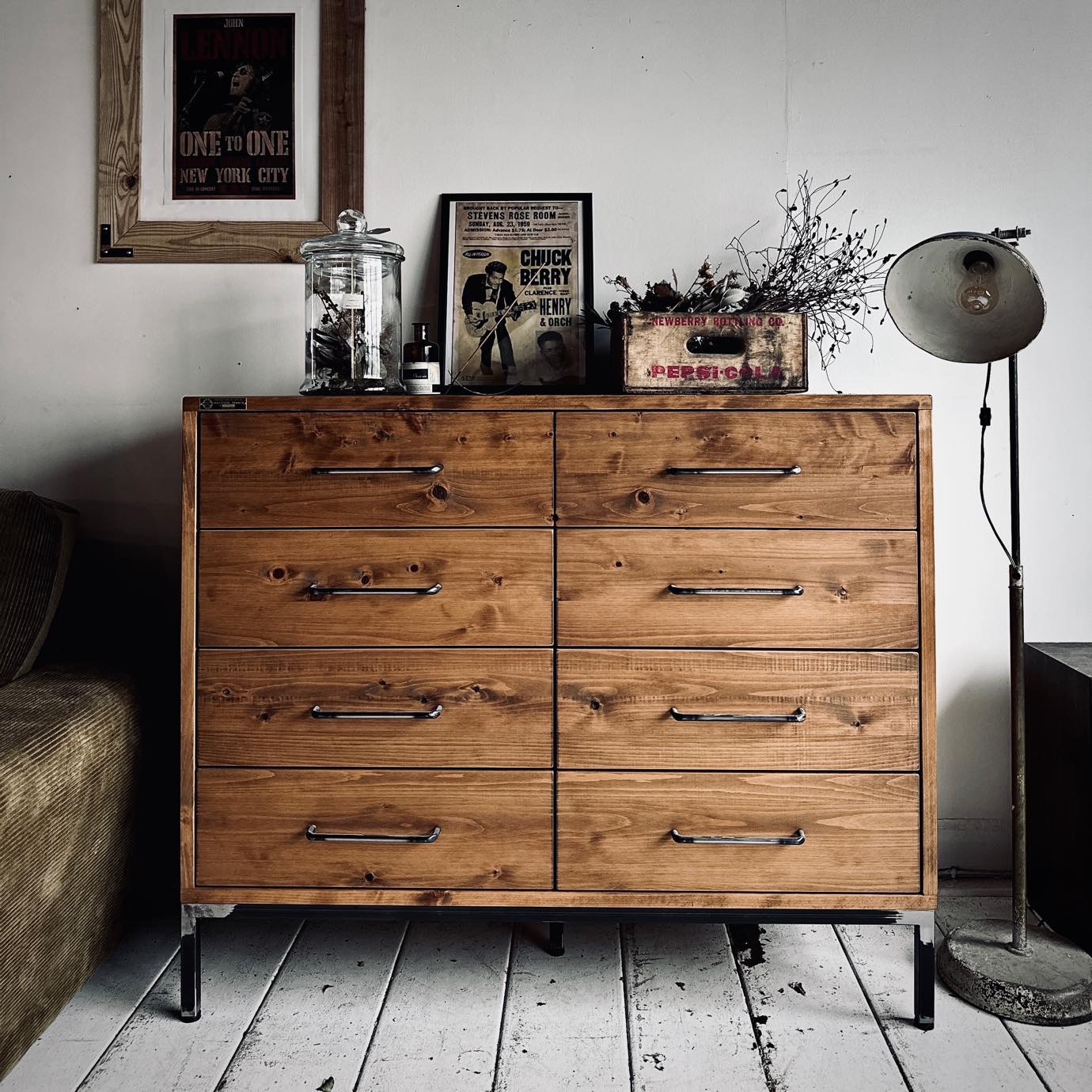 C-MODEL IRON WOOD CHEST-SH-043 / 大阪・堀江・家具屋・ヴィンテージ