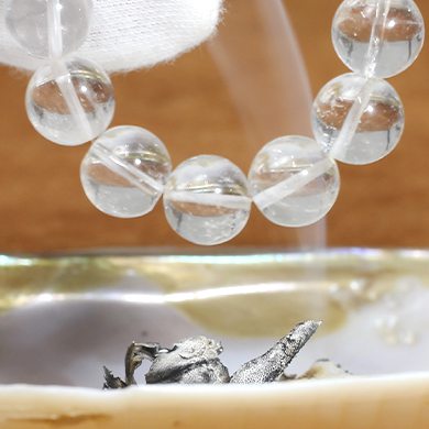 3A++]天然オーロラクォーツブレスレット（約13.5mm玉） - 埼玉県吉川市