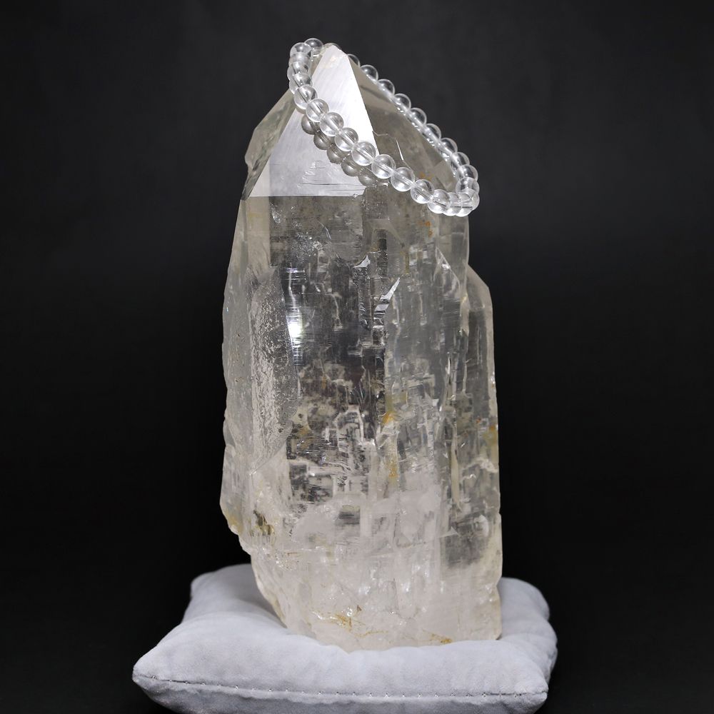 高品質・パキスタン/スカルドゥ産]ヒマラヤ水晶原石ナチュラルポイント