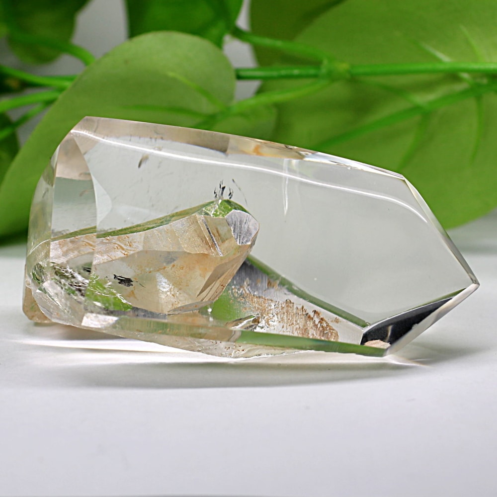 珍品！・トップクォリティ]クォーツインクォーツポリッシュポイント