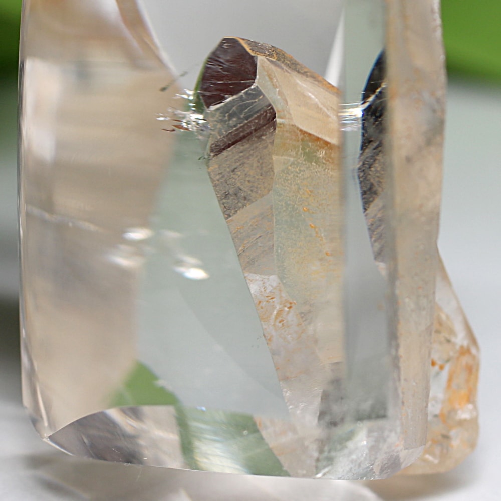 珍品！・トップクォリティ]クォーツインクォーツポリッシュポイント