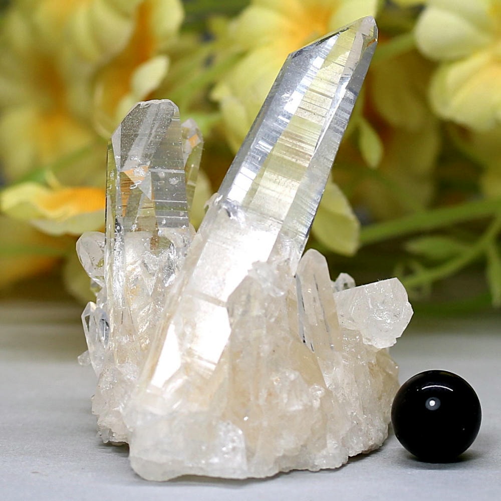 高品質++]コロンビア産水晶クラスター/レムリアンシード（原石49.0g