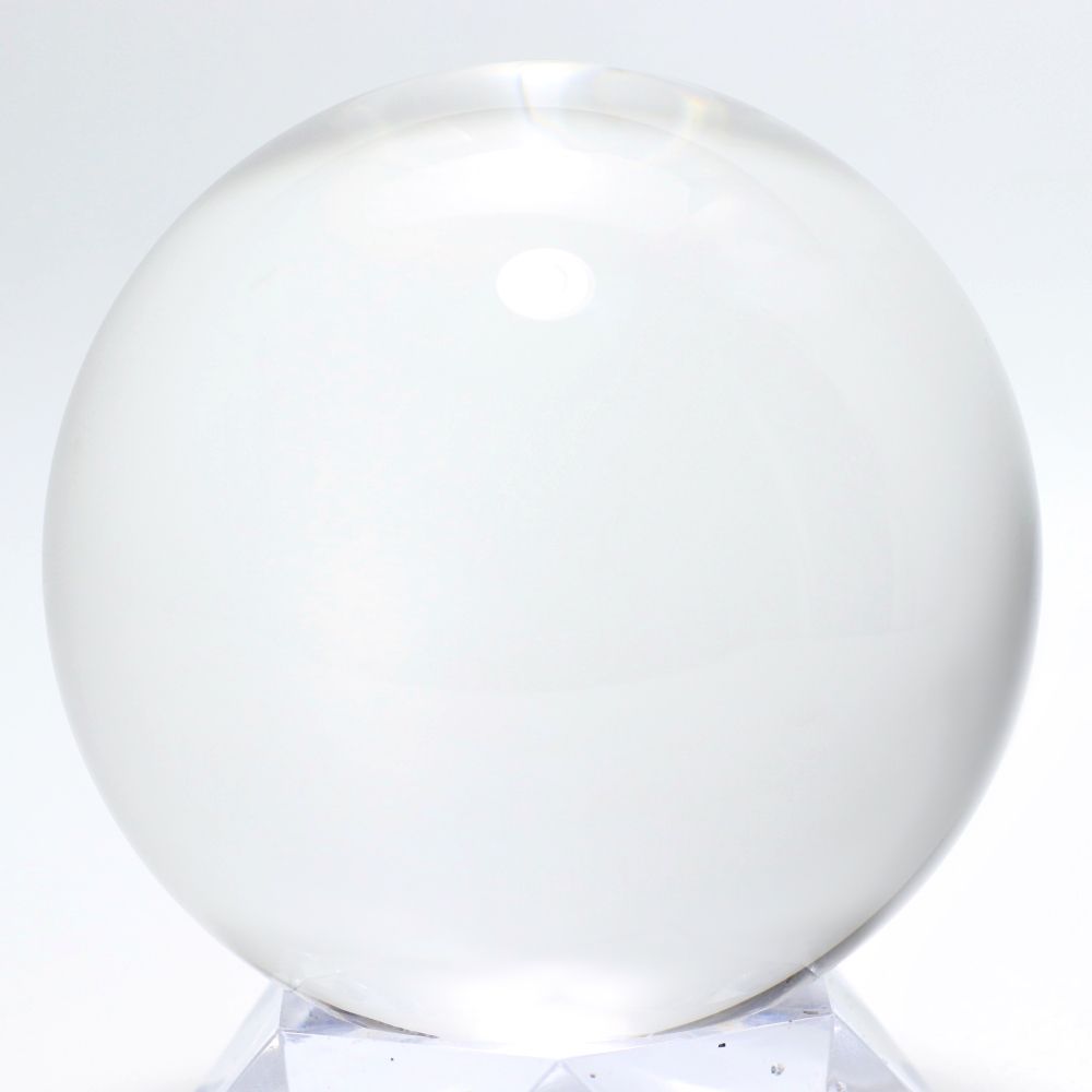 品質ランク]ブラジル産天然無垢本水晶玉/7cmUP丸玉/天然本物透明