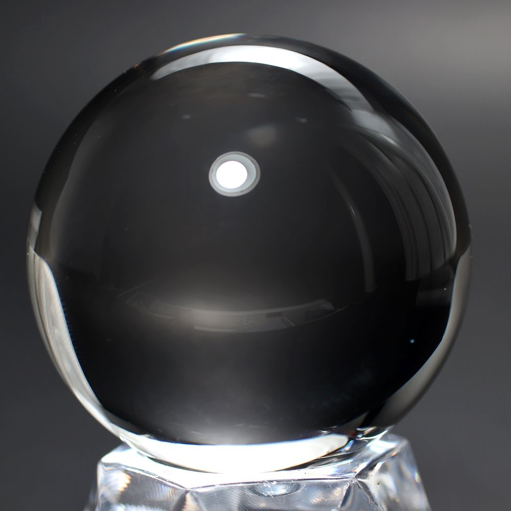 品質ランク]ブラジル産天然無垢本水晶玉/4cmUP丸玉/天然本物透明