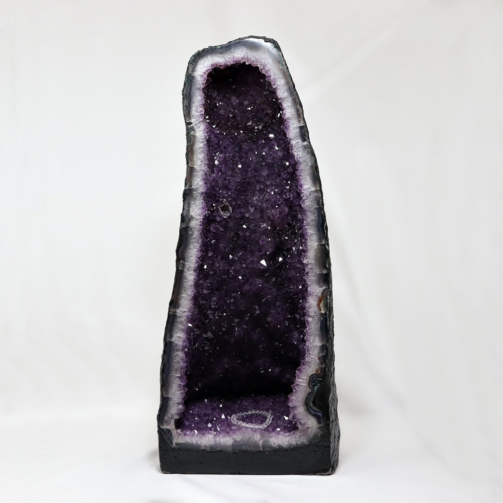 特別価格]ブラジル産アメジストドーム（全長56cm） - 埼玉県吉川市の