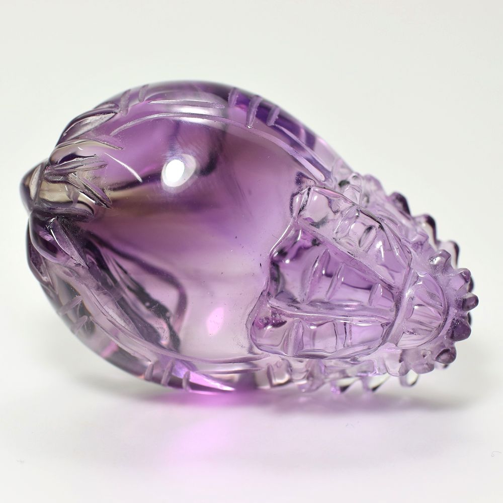 トップクォリティ]ブラジル産アメジスト彫刻（龍亀/ロングイ） - 埼玉