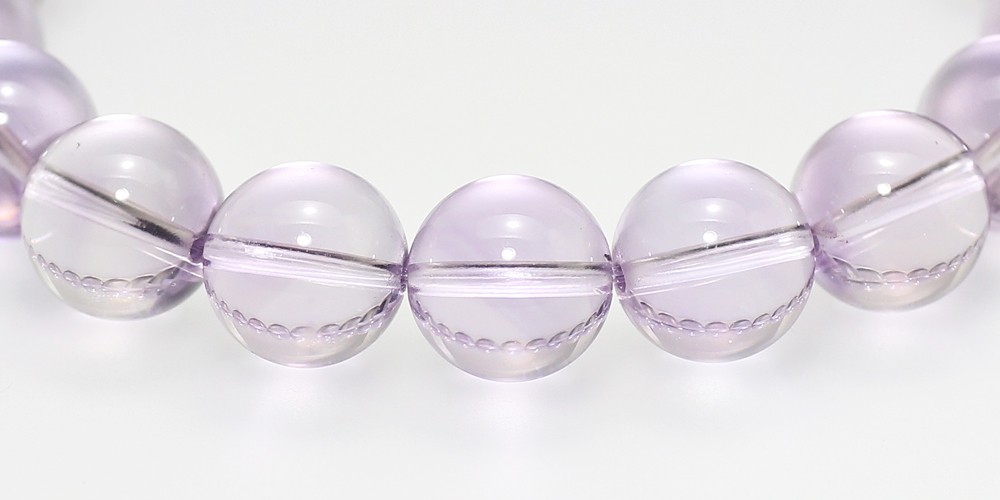 高品質]ローズアメジストブレスレット（約11.5mm玉） - 埼玉県吉川市の