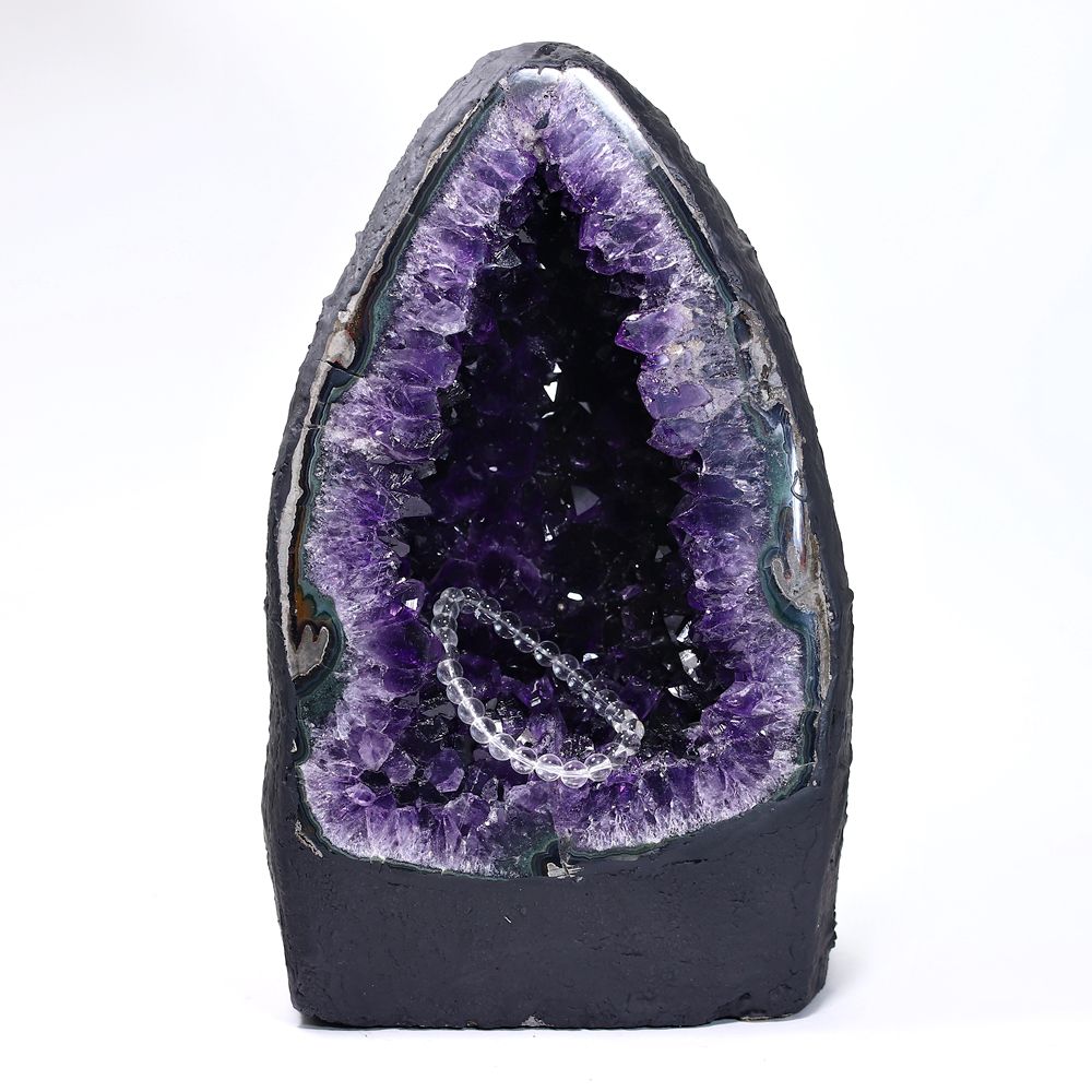 高品質]ブラジル産アメジストドーム（高さ約22.8cm） - 埼玉県吉川市の