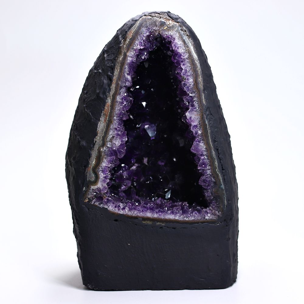 高品質]ブラジル産アメジストドーム（高さ約21.8cm） - 埼玉県吉川市の