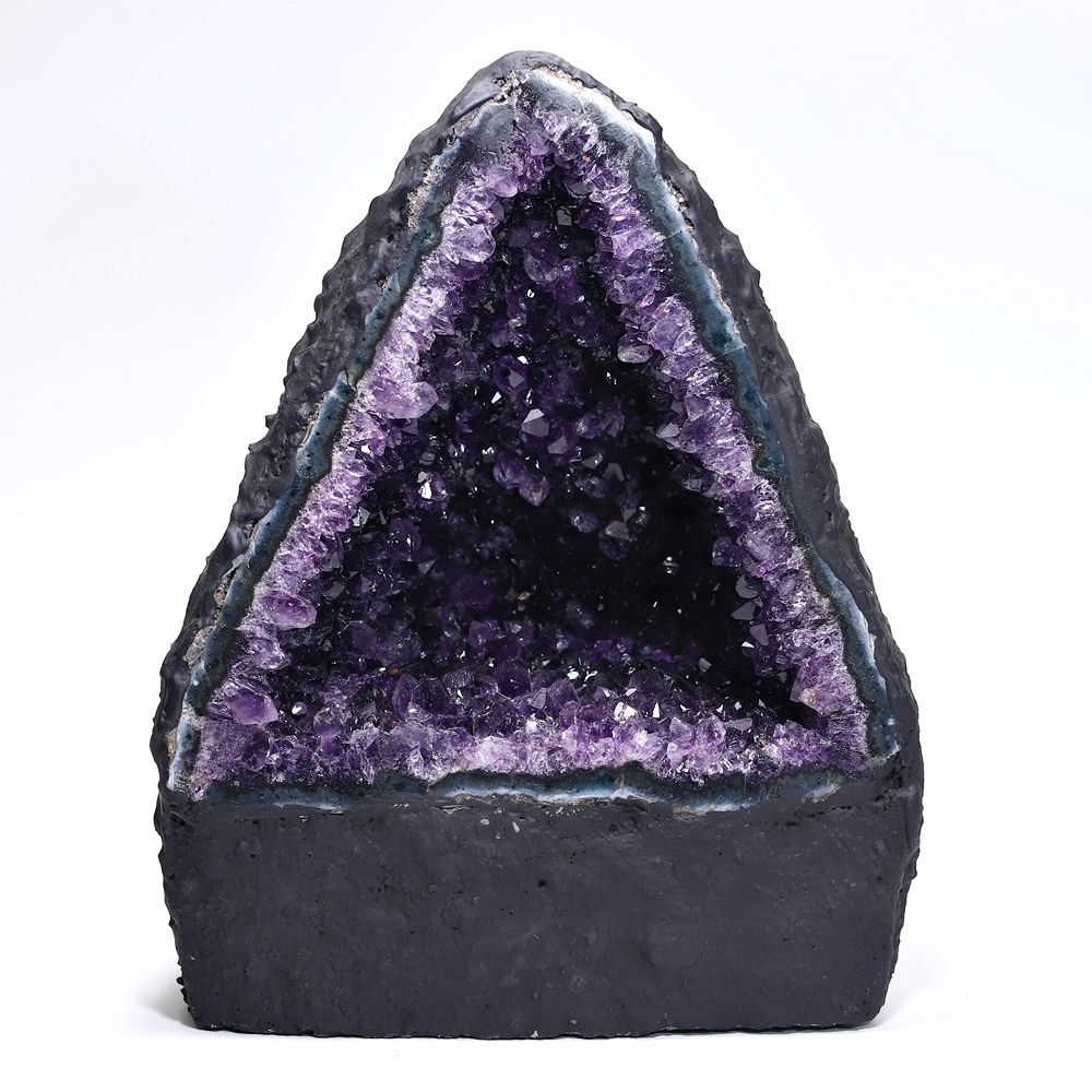 高品質]ブラジル産アメジストドーム（高さ約19.8cm） - 埼玉県吉川市の