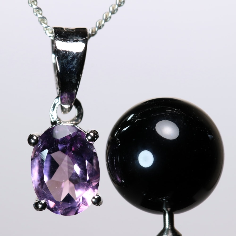 アメジストペンダントトップ（シルバー925/ジュエリーカット） - 埼玉