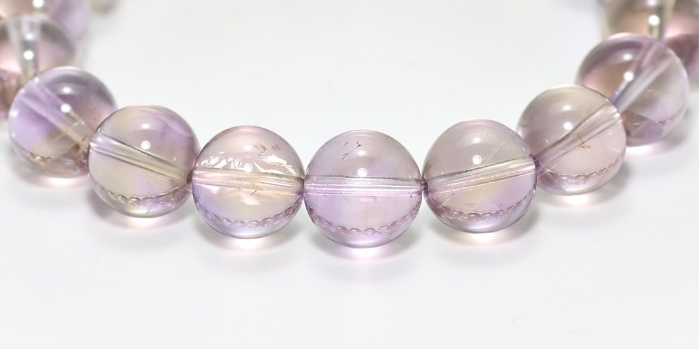 Kgf14 希少 アンダラ ルミネッセントパープル 原石 アメトリン ブレス