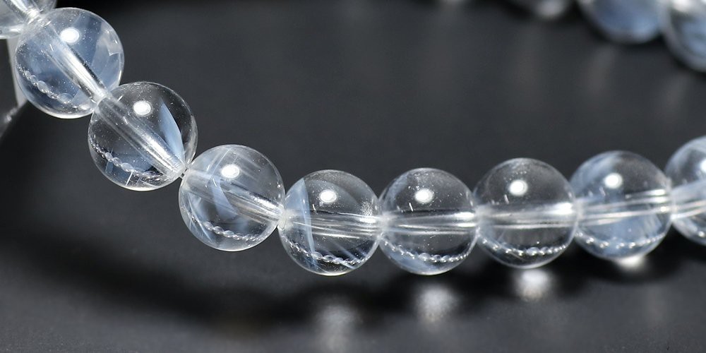 高品質+]マダガスカル産エンジェルラダークォーツブレスレット（約7.5