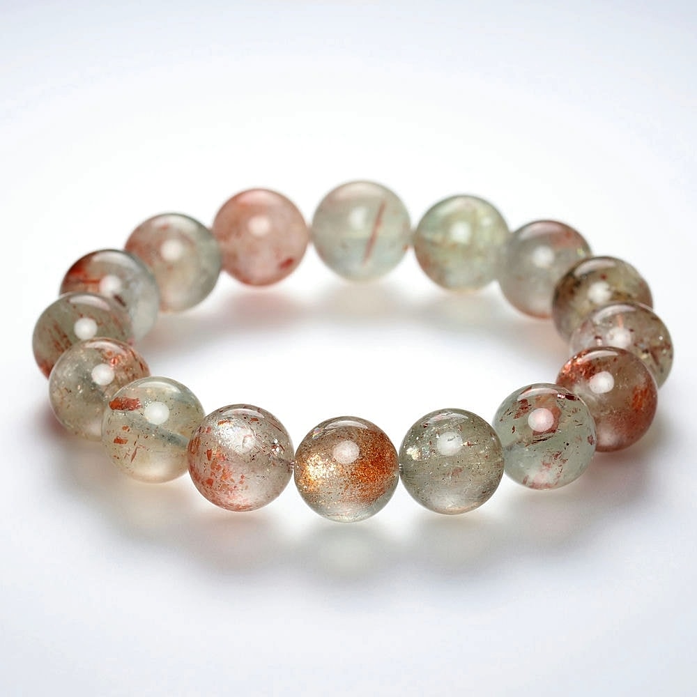 高品質]アルーシャサンストーンブレスレット（約12.5mm玉） - 埼玉県