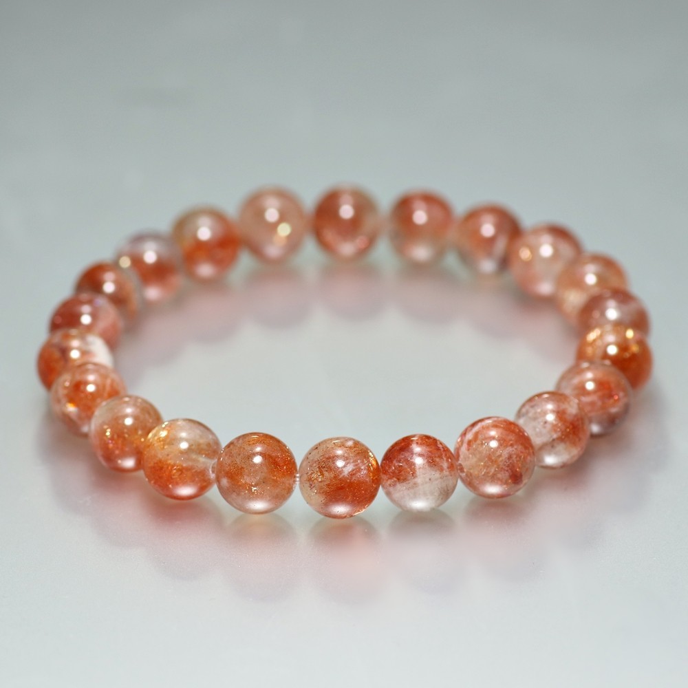 高品質]アルーシャサンストーンブレスレット（約8.5mm玉） - 埼玉県