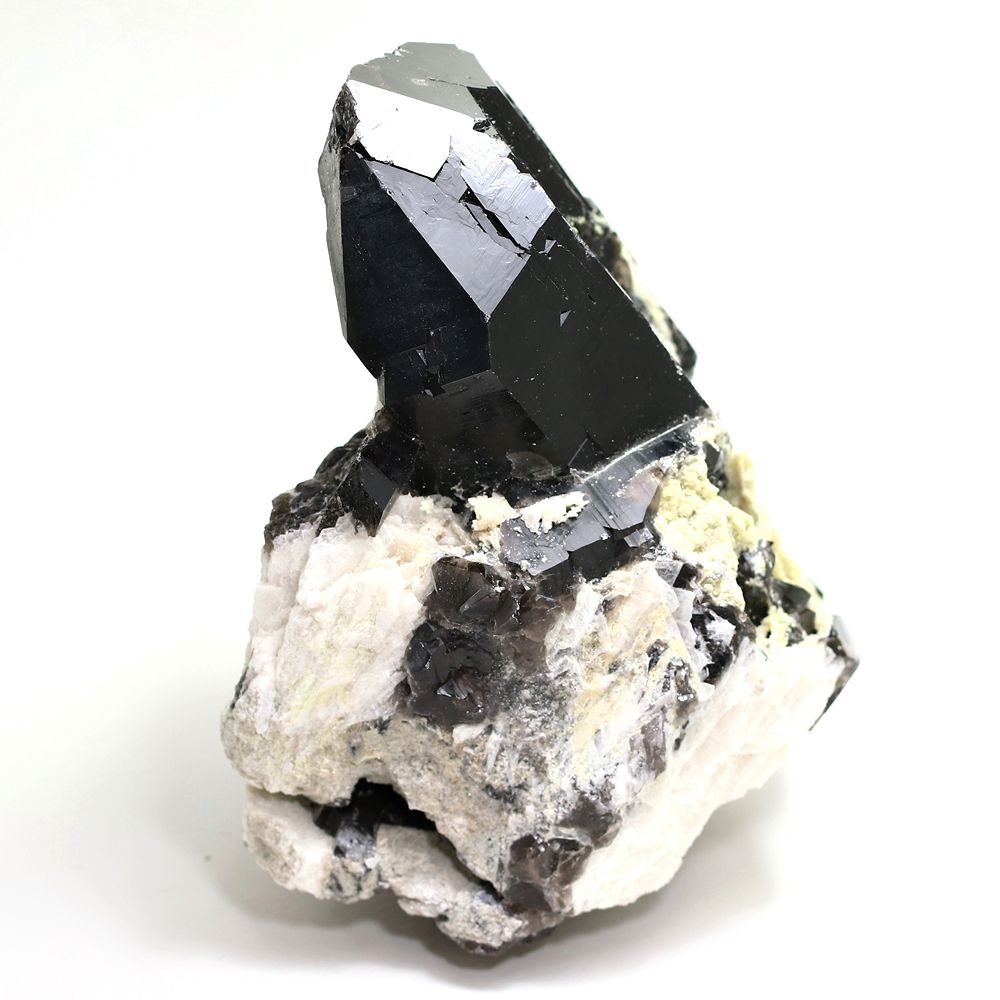 トップクォリティ]ブラジル産モリオン原石クラスター/天然黒水晶（大型