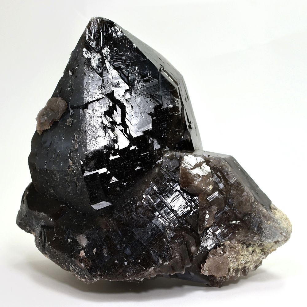 特別価格/高品質]ブラジル産モリオン原石クラスター/天然黒水晶（大型