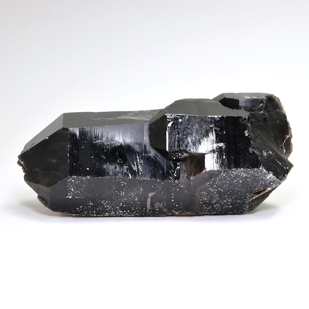 高品質]ブラジル産モリオン原石/天然黒水晶（中型1.27kg/カテドラル