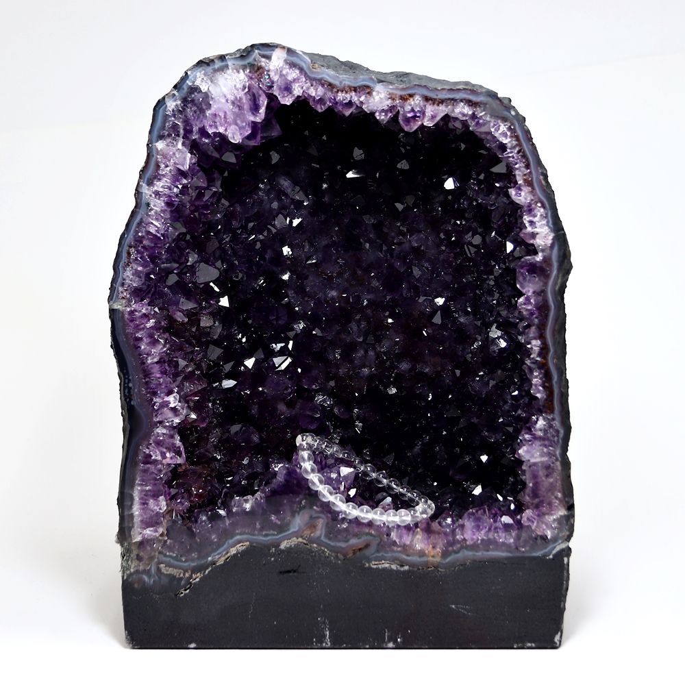 高品質]ブラジル産アメジストドーム（高さ約24.5cm） - 埼玉県吉川市の