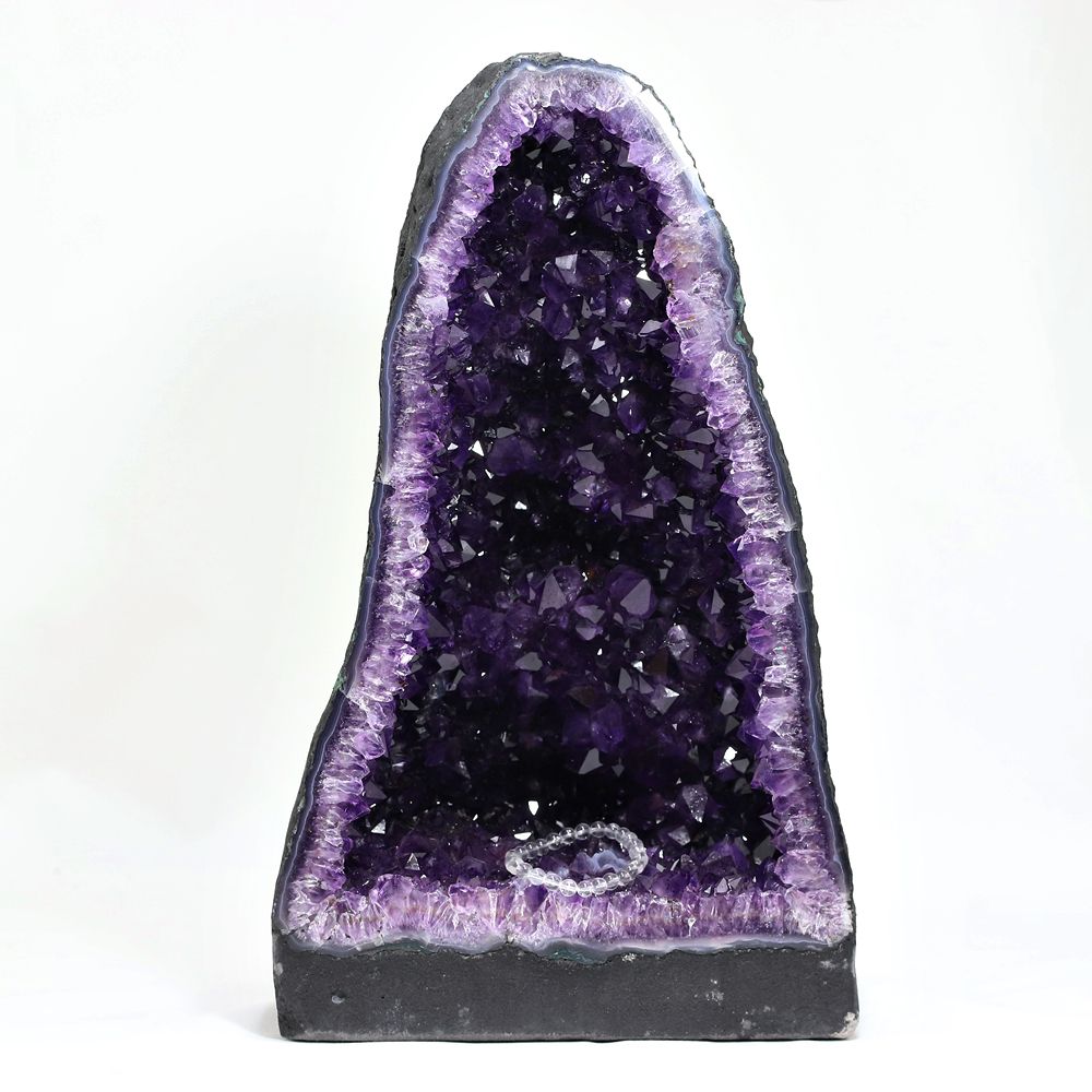 トップクォリティ]ブラジル産アメジストドーム（高さ約37cm） - 埼玉県