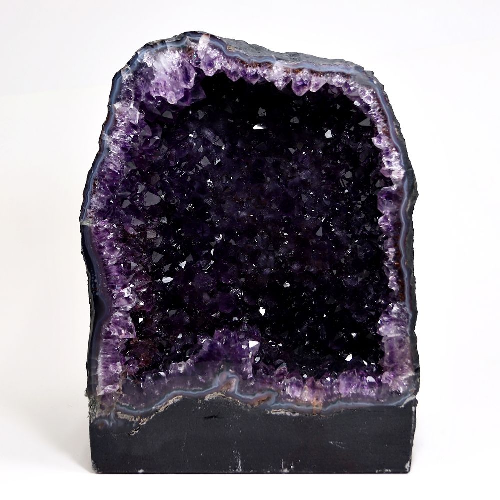 高品質]ブラジル産アメジストドーム（高さ約24.5cm） - 埼玉県吉川市の