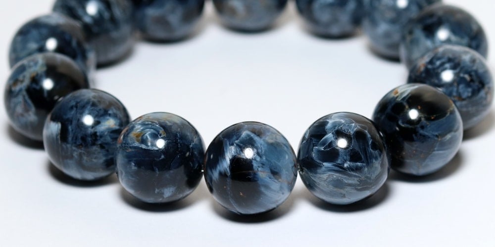 高品質++]ブルーピーターサイトブレスレット（約15mm玉） - 埼玉県吉川