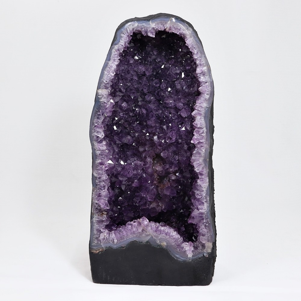 トップクォリティ]ブラジル産アメジストドーム（全長33cm） - 埼玉県