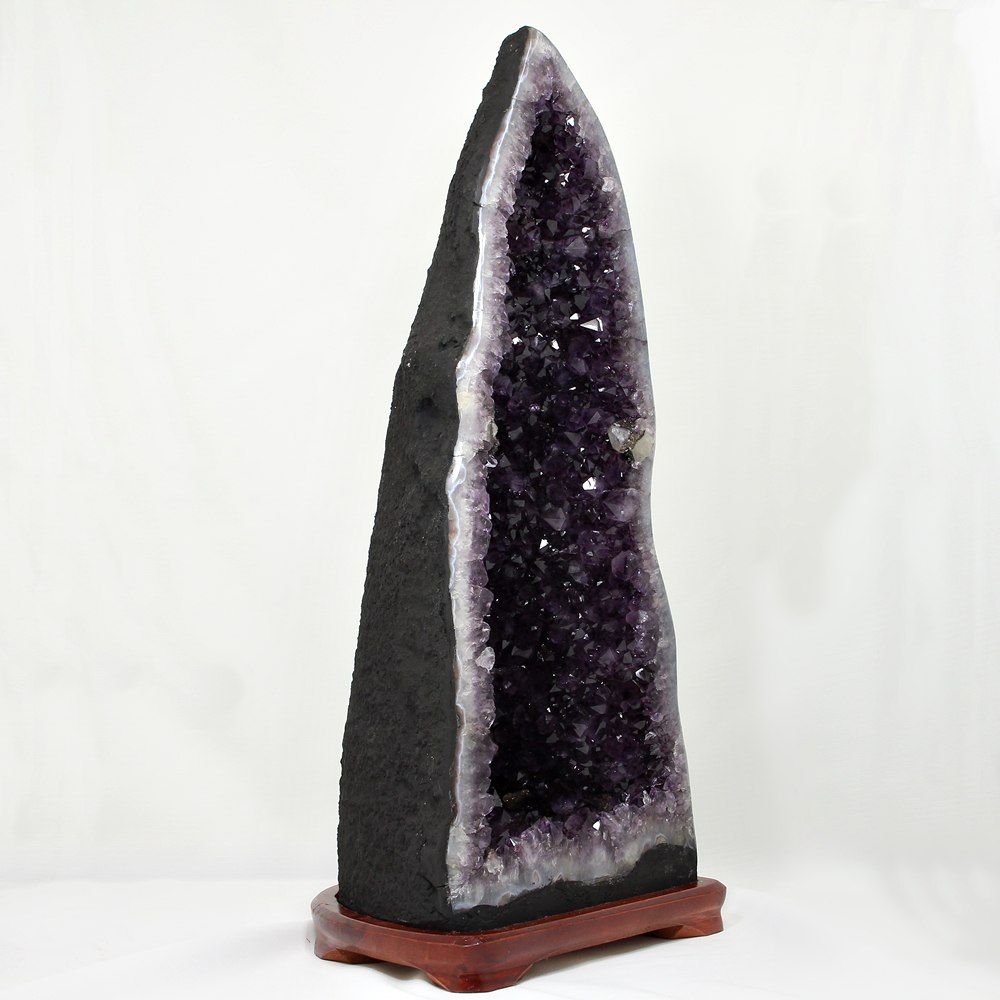 最高品質]ブラジル産アメジストドーム（専用台座付き・ゲーサイト有り