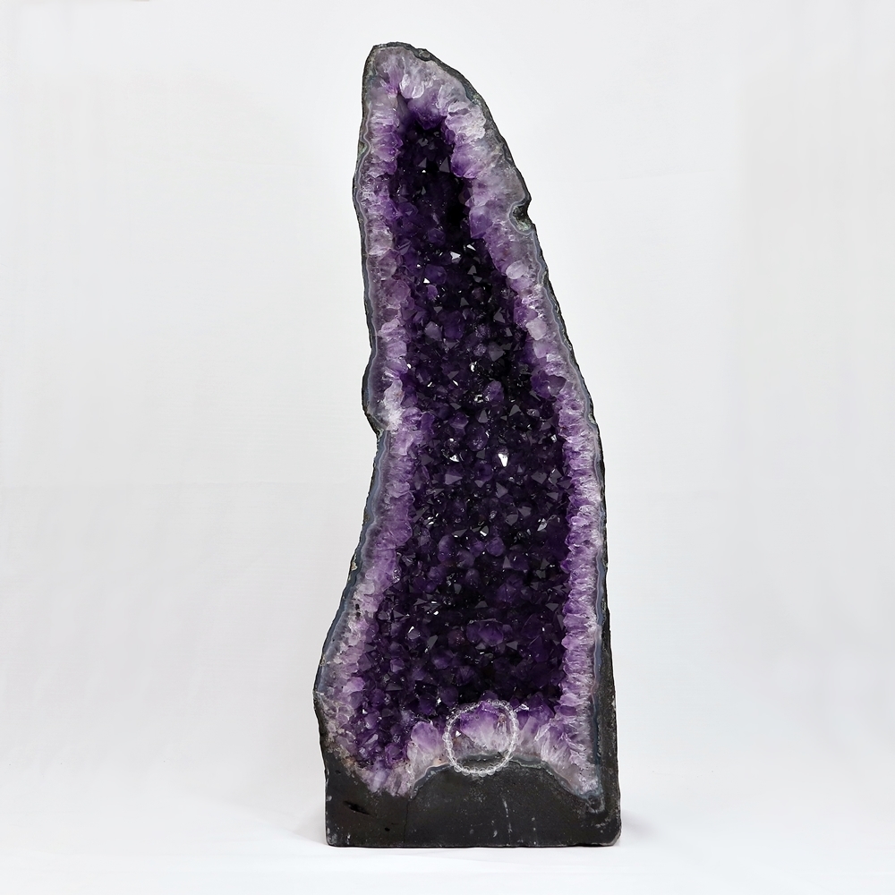 トップクォリティ]ブラジル産アメジストドーム（全長60cm） - 埼玉県