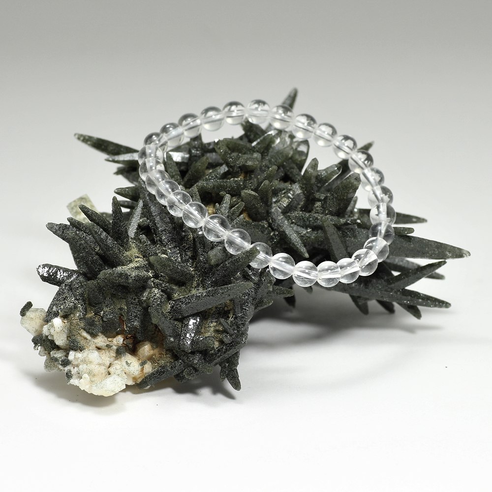 高品質・ガネッシュヒマール産]ヒマラヤ水晶クラスター/原石（ニードル