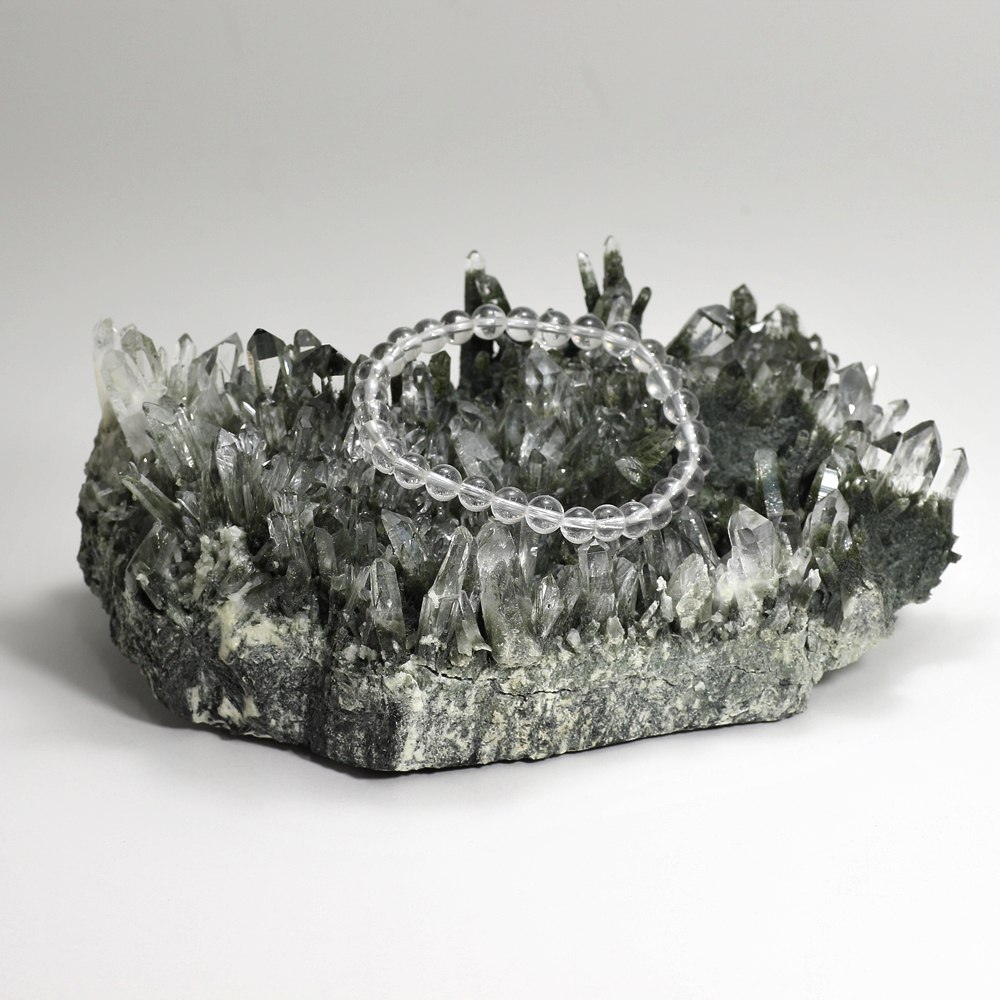 高品質・ガネッシュヒマール産]ヒマラヤ水晶クラスター/原石（高透明度