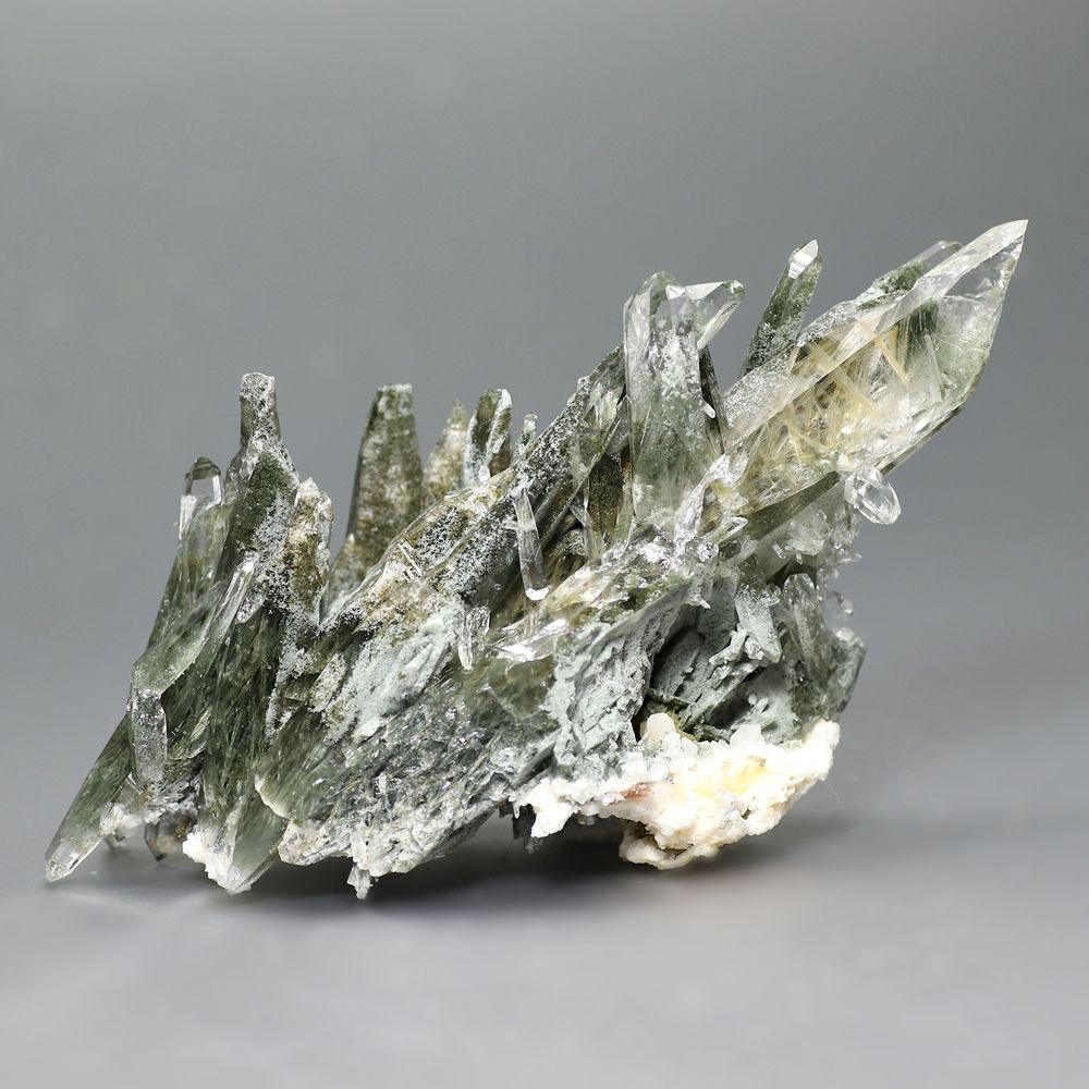 ガネッシュヒマール/ラパ産]ヒマラヤ水晶クラスター/原石（全長96.8mm