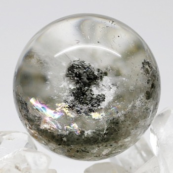 高品質]ガーデンクォーツ丸玉/ガーデン水晶スフィア（直径31mm