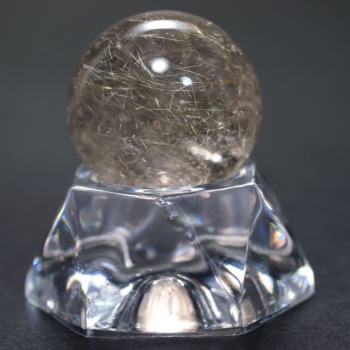 高品質]オレンジカルサイト丸玉/スフィア（直径約39.9mm） - 埼玉県