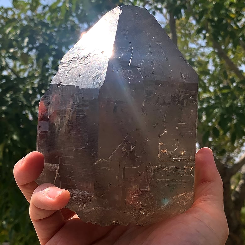 高品質]ネパール/ガウリシャンカール産ヒマラヤ水晶ナチュラルポイント