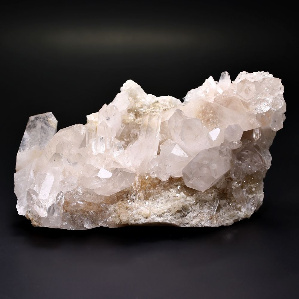 インド/ダーラ産ヒマラヤ水晶クラスター/ダーラクォーツ（原石788g