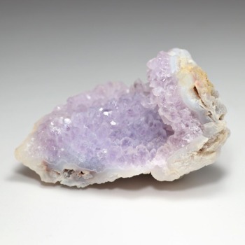 インド/カルール産]アメジストクラスター/原石（ラベンダーカラー