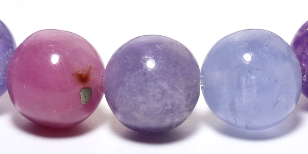 トップクォリティ]アフガニスタン産ハックマナイトブレスレット（約8.5