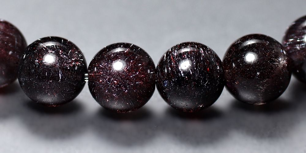 最高品質]花火スーパーセブンブレスレット/ニードルヘマタイトイン