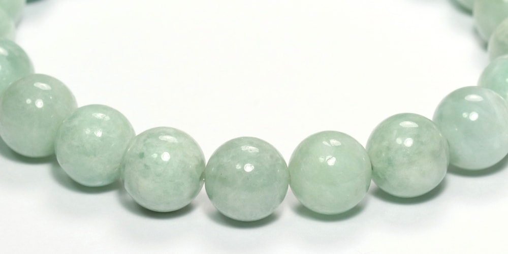 セミオーダー]ミャンマー産本翡翠ブレスレット（約10mm玉） - 埼玉県