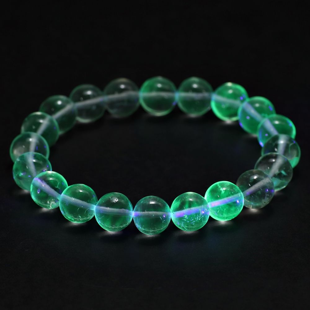 トップクオリティ]ハイアライトオパールブレスレット（約10mm玉