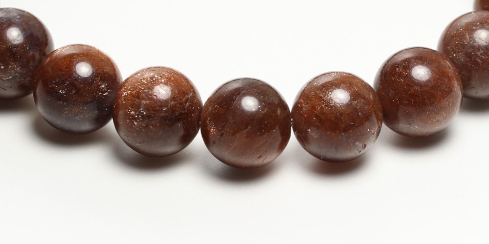 高品質++]アイオライトサンストーンブレスレット（約9mm玉） - 埼玉県