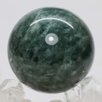 ロシア/シベリア産翡翠丸玉/ヒスイスフィア（球体直径36.8mm） - 埼玉