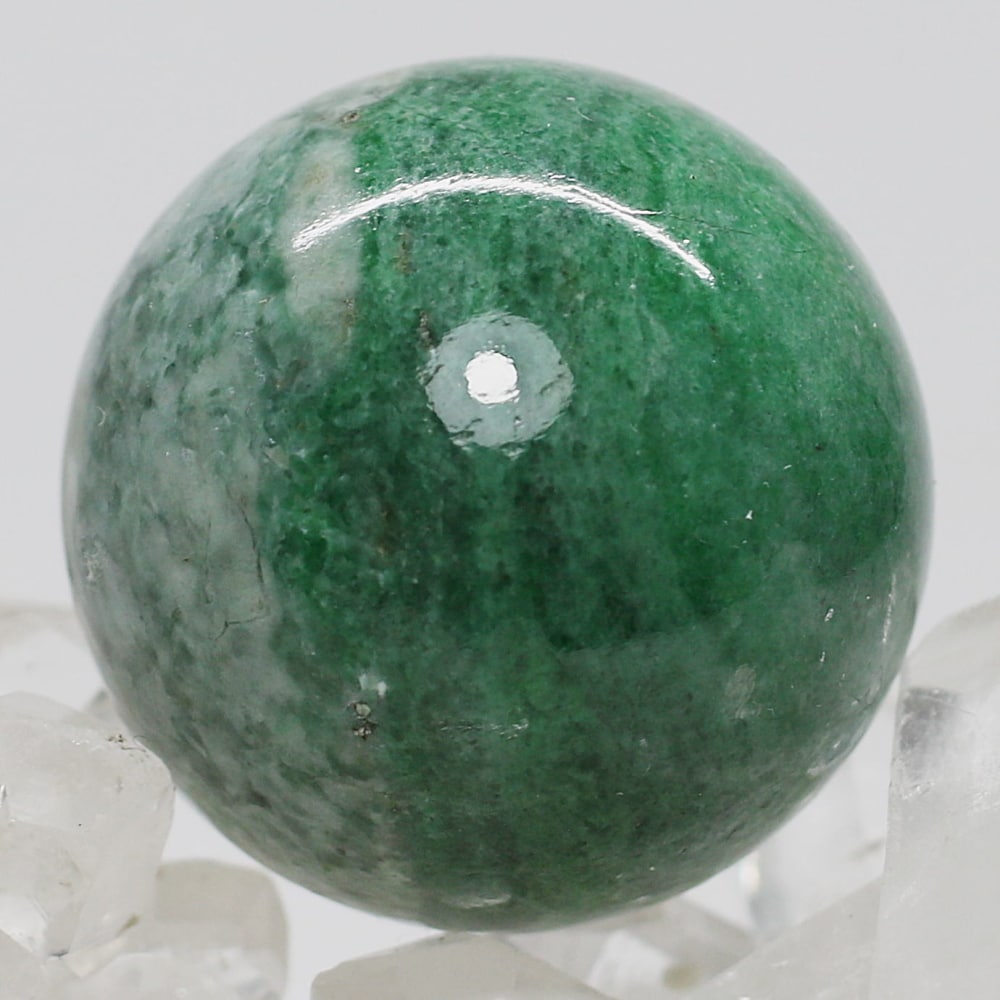 ロシア/シベリア産翡翠丸玉/ヒスイスフィア（球体直径28.5mm） - 埼玉